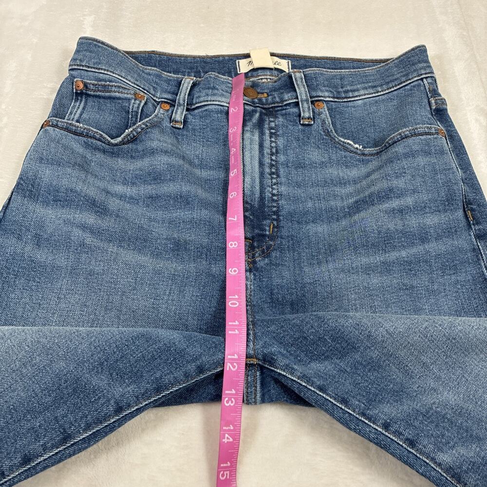 Madewell 29 Slim Demi-Boot Classic Blue Denim Jeans Benefits Charity - Picture 6 of 14